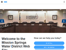 Tablet Screenshot of mswd.org